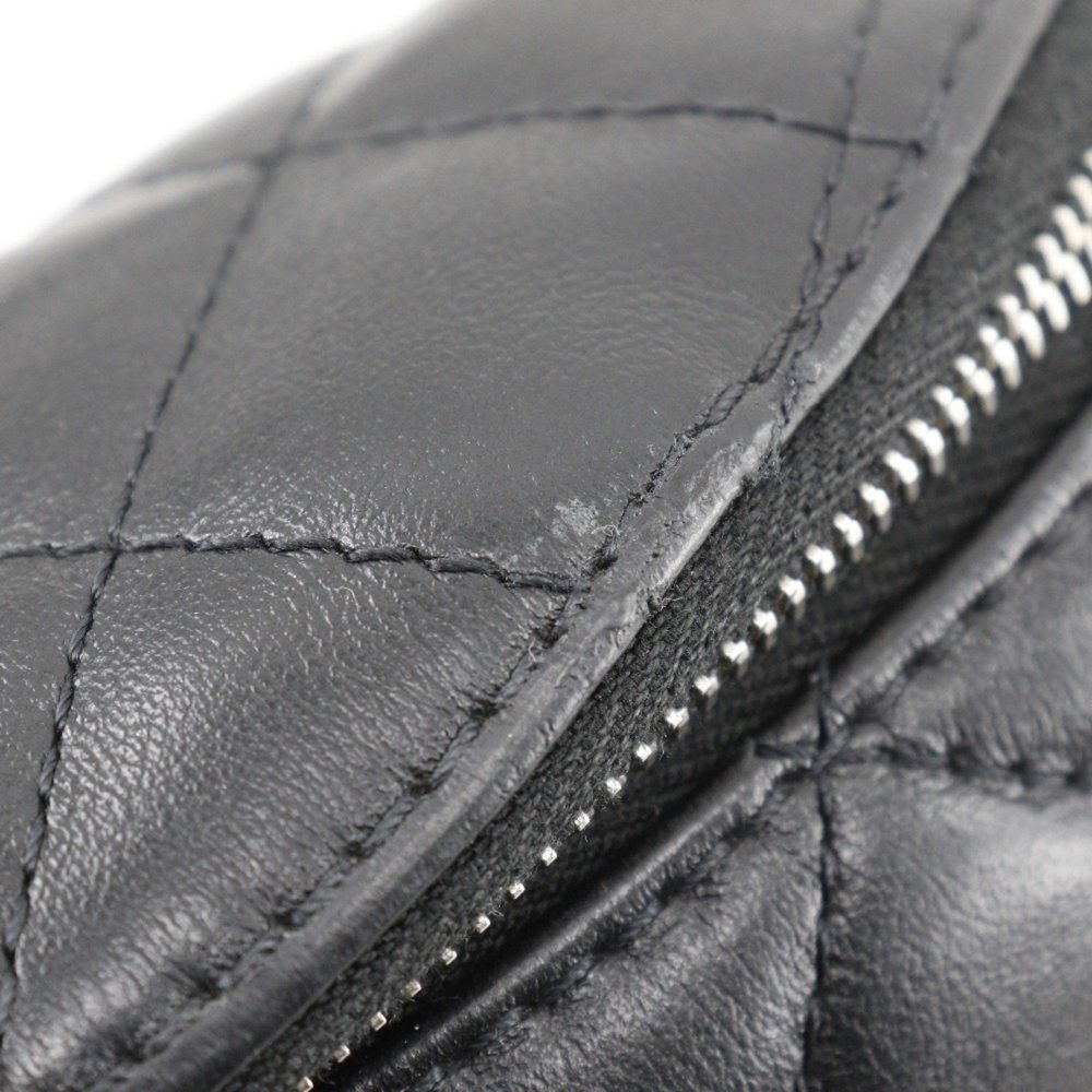 CHANEL Black Lambskin Leather Fanny Pack - Picture 9 of 16